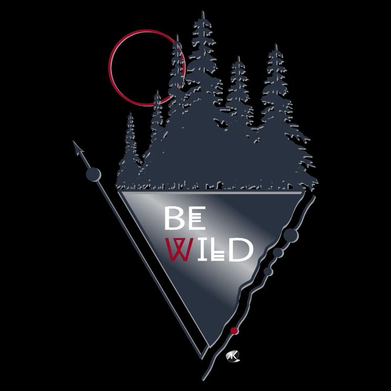 Forest, Moon and Geometric Figures Be Wild