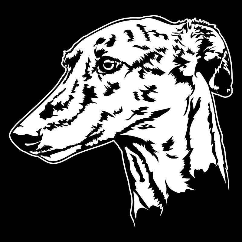 GALGO ESPANOL brindle Portrait Greyhound Wilsigns