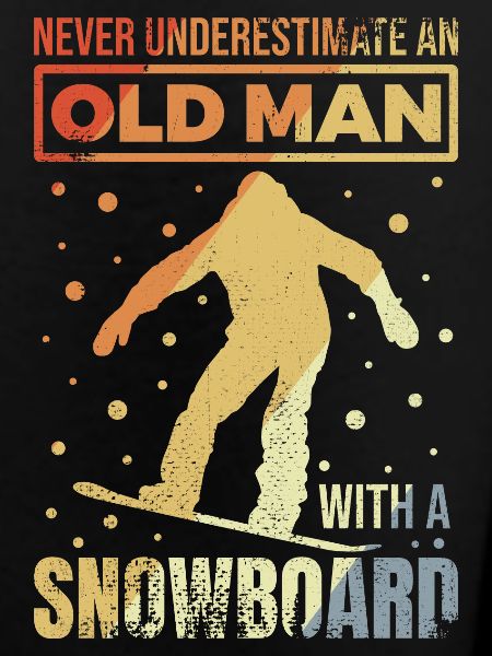 Snowboard Großvater