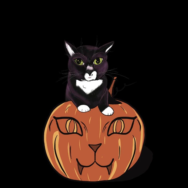 Chat noir d’Halloween