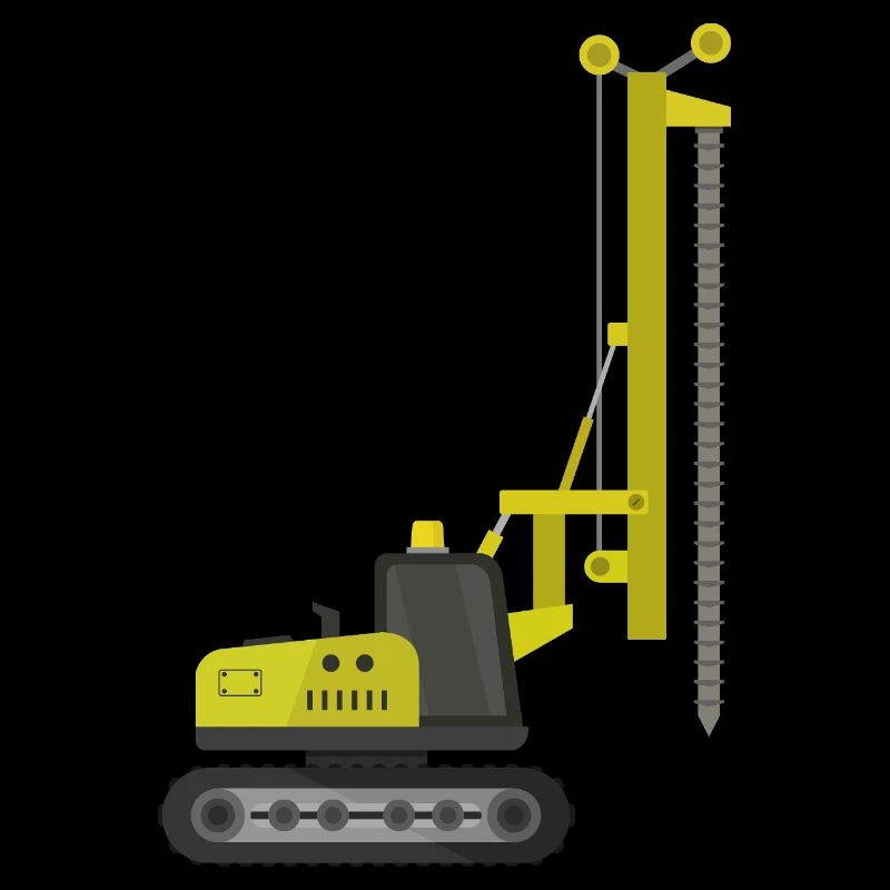 Plateforme de forage à chenilles