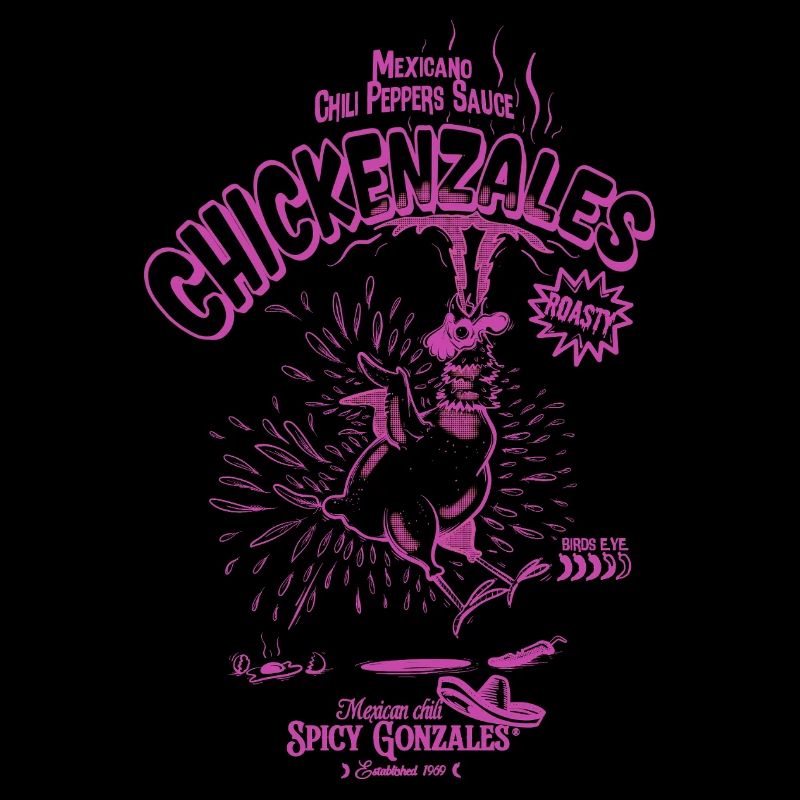 Poulet Pimenté Retro Violet