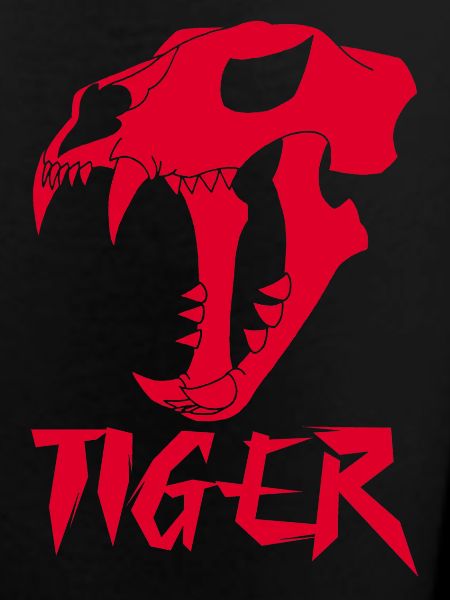 Red Tiger Skull