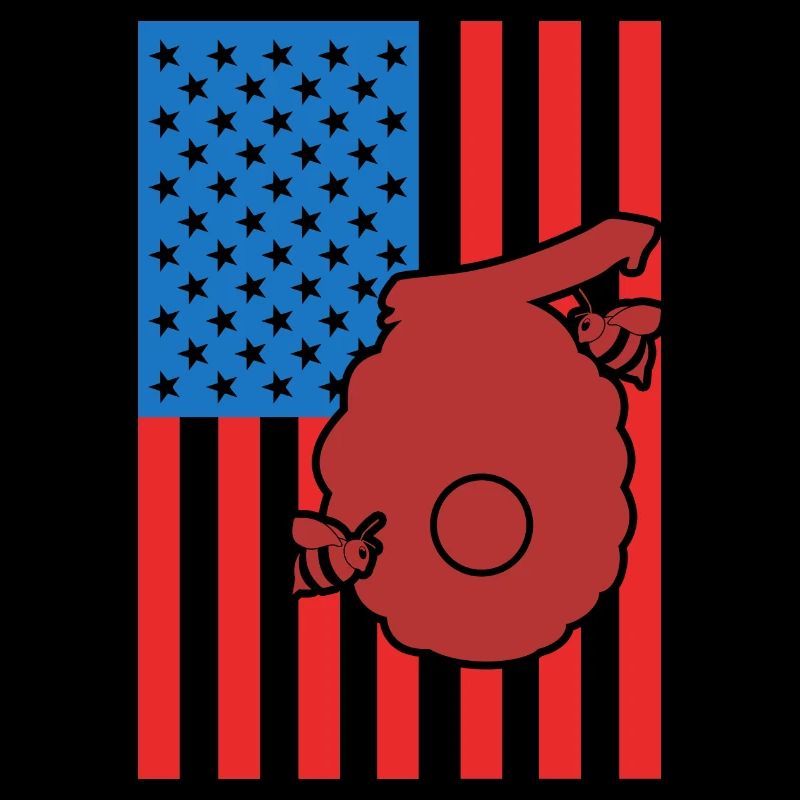 Apiculture Drapeau US