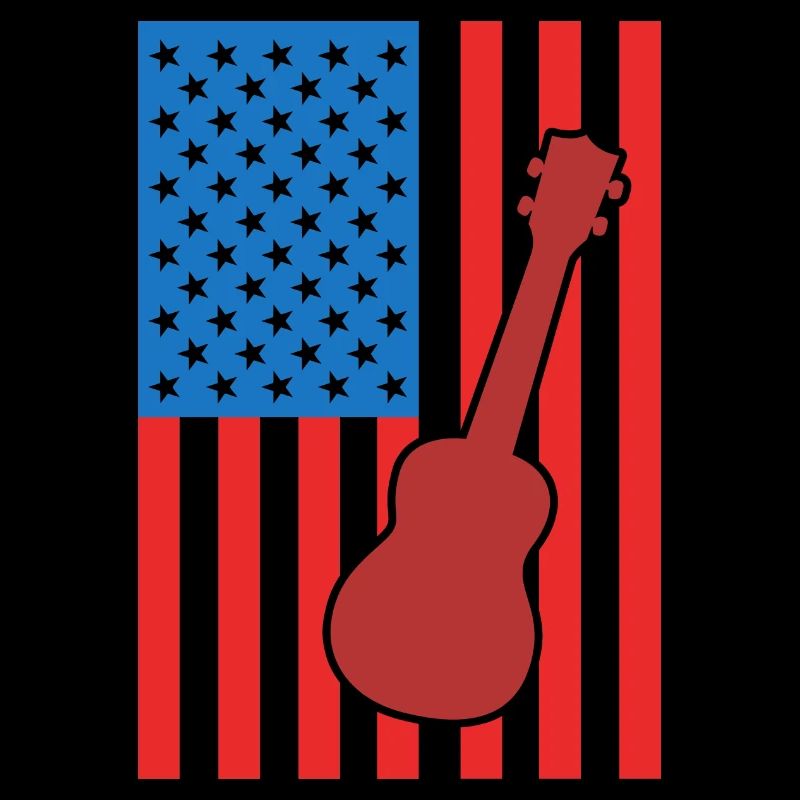 Ukulélé Drapeau des États-Unis