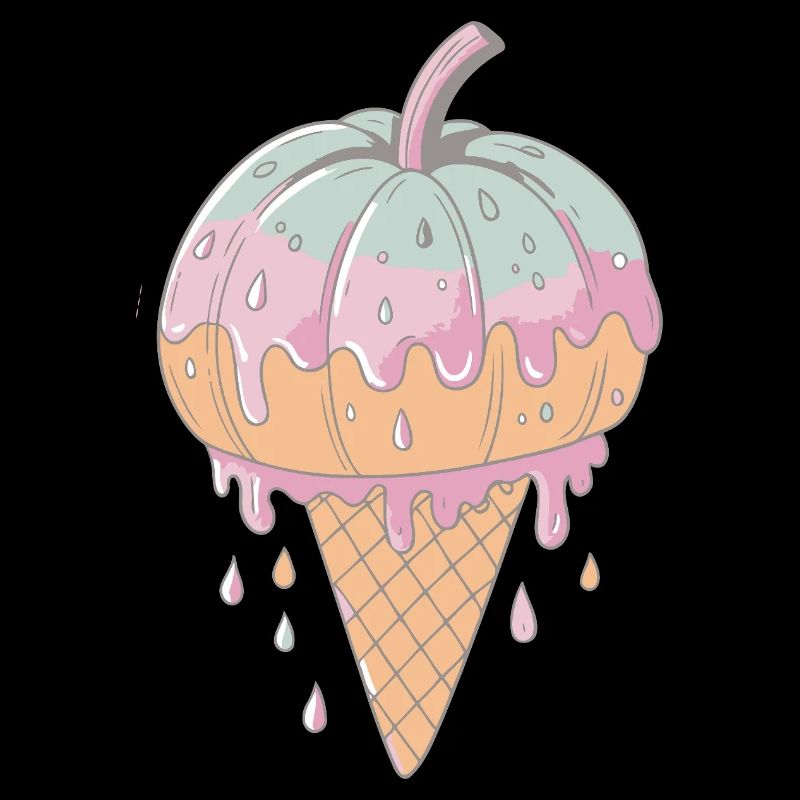 Delicate Pastel Drips Cornet