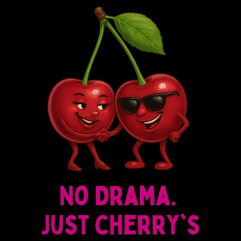No Drama Cherries Charm