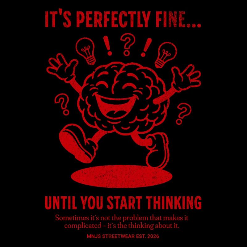 Red Brain Comic: Stop Thinking