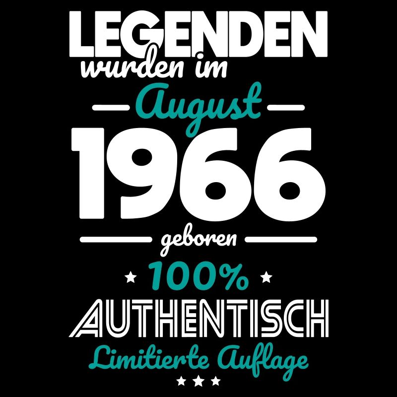 60. Geburtstag - Legenden wurden im August 1966
