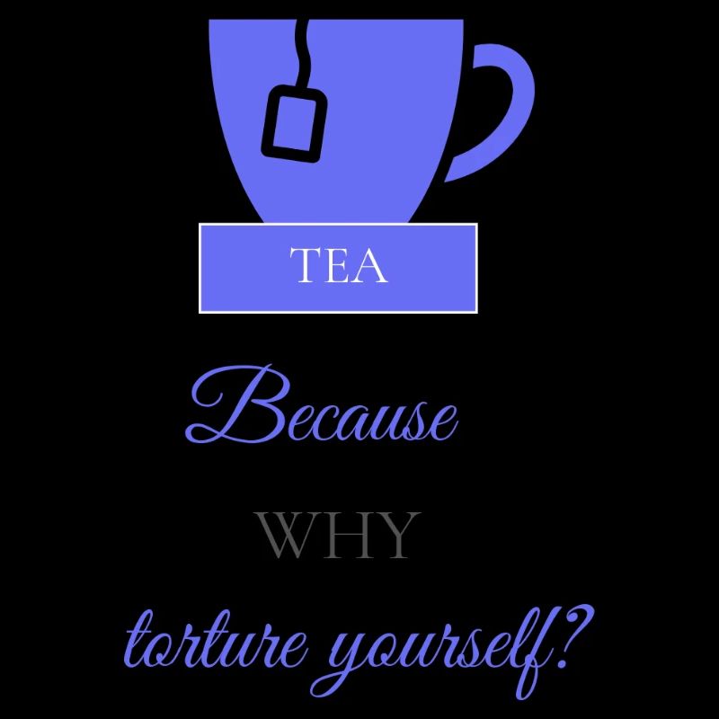 TEA-RIFFIC (Violet + Grey)