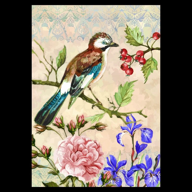 Bunter Vogel