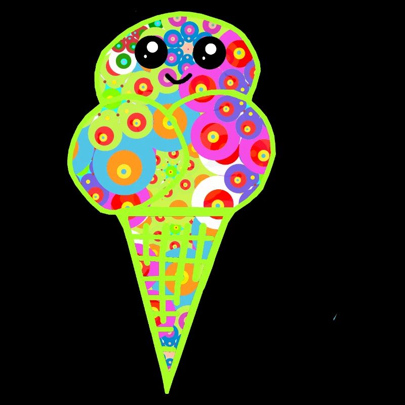 Retro Eis Vintage Kinder Kind 60er 