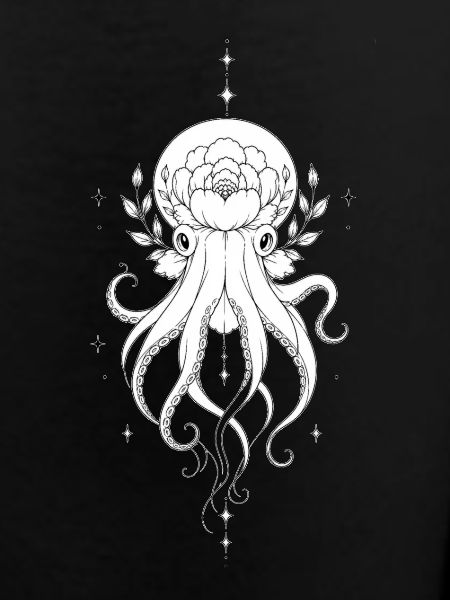 Floral Octopus Mandala