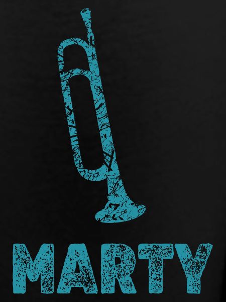 Marty as Trumpets