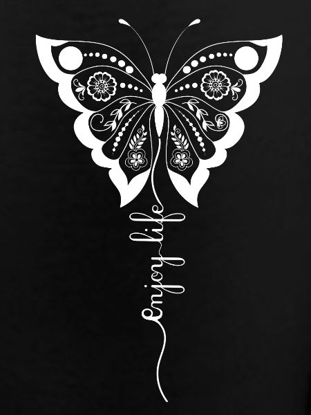 Floral Butterfly Script