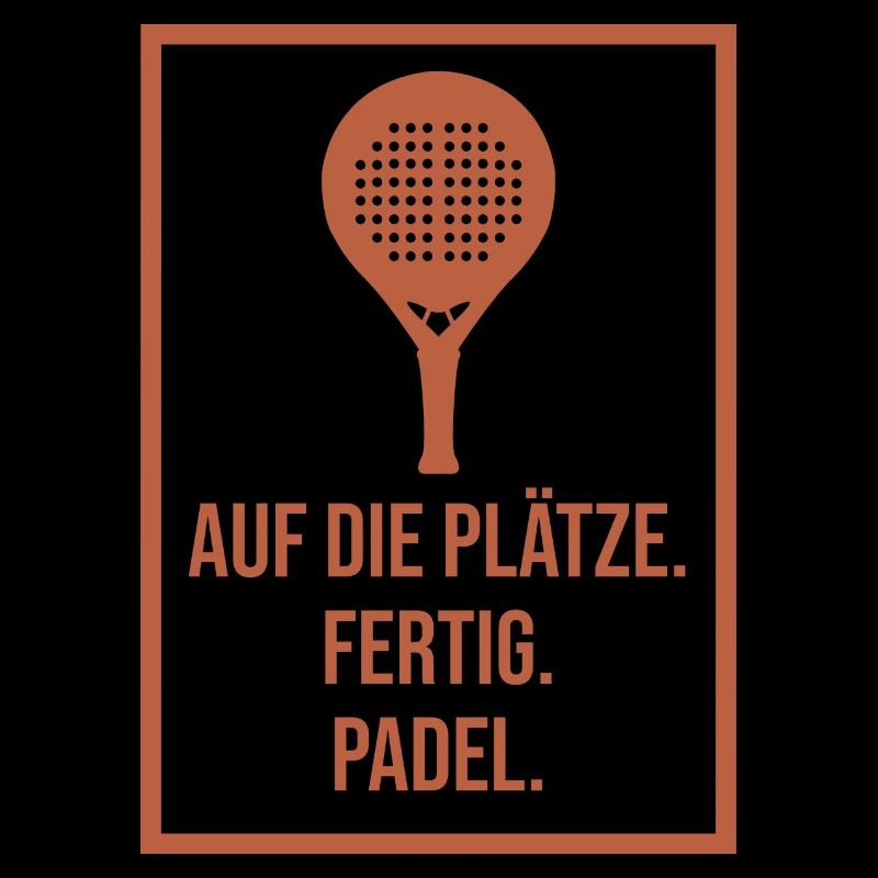 Padel-Tennis Spieler Turnier Training Statement