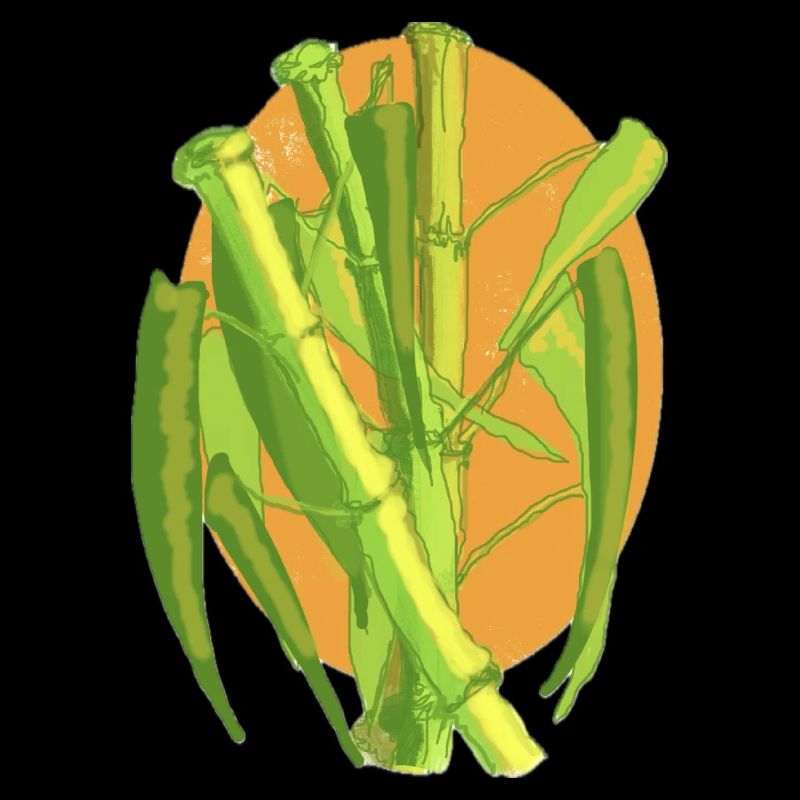 Bamboo Botanical Burst