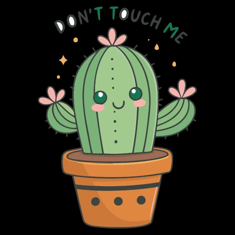 Kawaii Cactus: Don't Touch Me