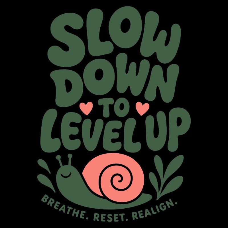 Slow Down To Level Up Quote
