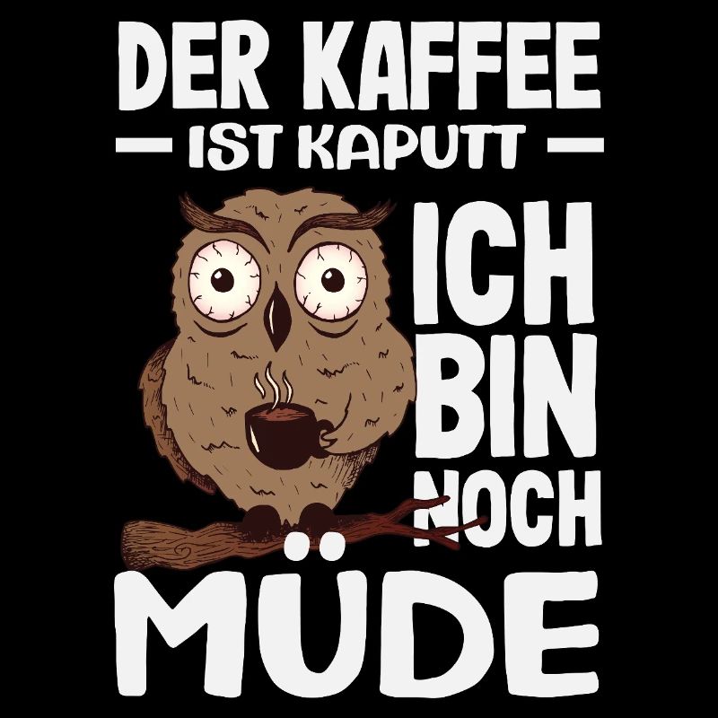 The coffee is broken – tired sleep