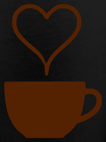 Kaffee Herz Geschenk Kaffeetrinker