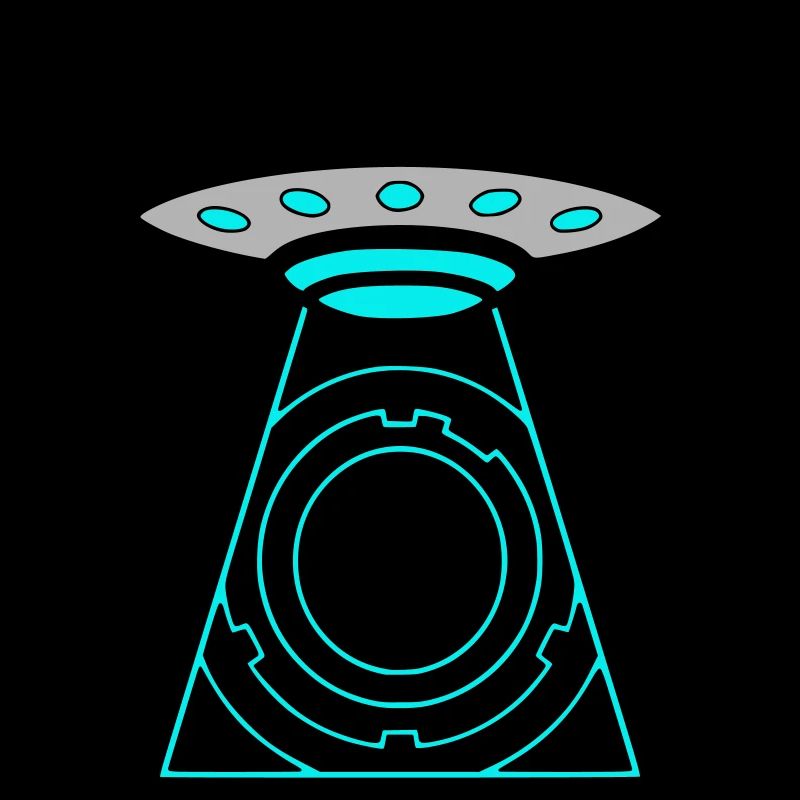 UFO Abduction Beam Me Up Vector