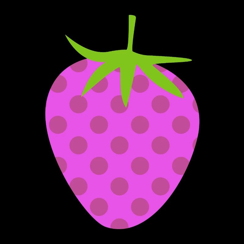 Strawberry Dots Dots Fruit Pink Dots Pattern