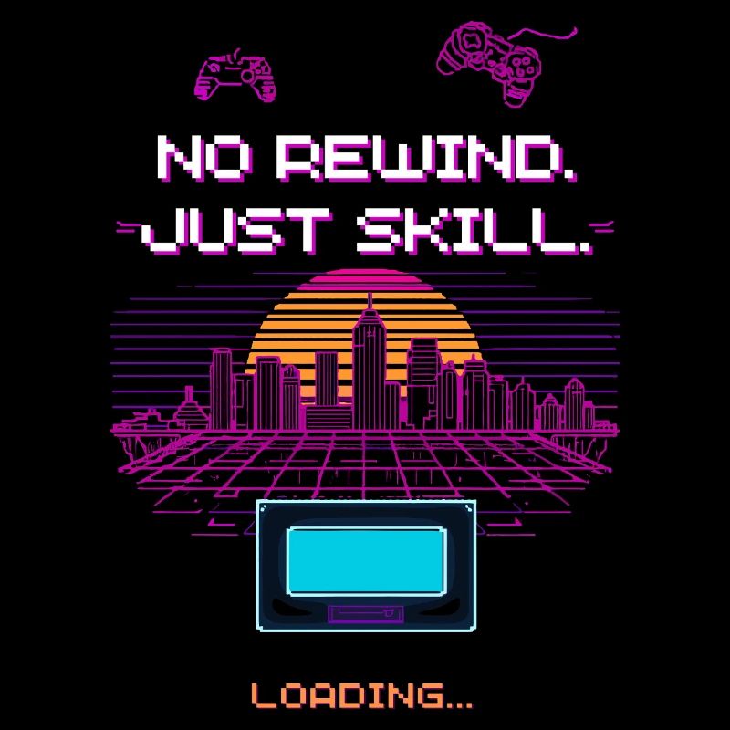 Design de jeu Retro Synthwave Pixel Vaporwave