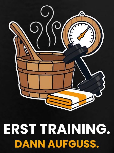 Erst Training, dann Aufguss