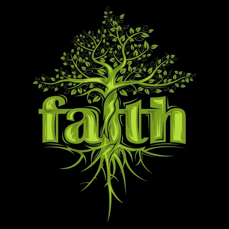 Glaube Baum Hoffnung Motivation Wald Symbol icon