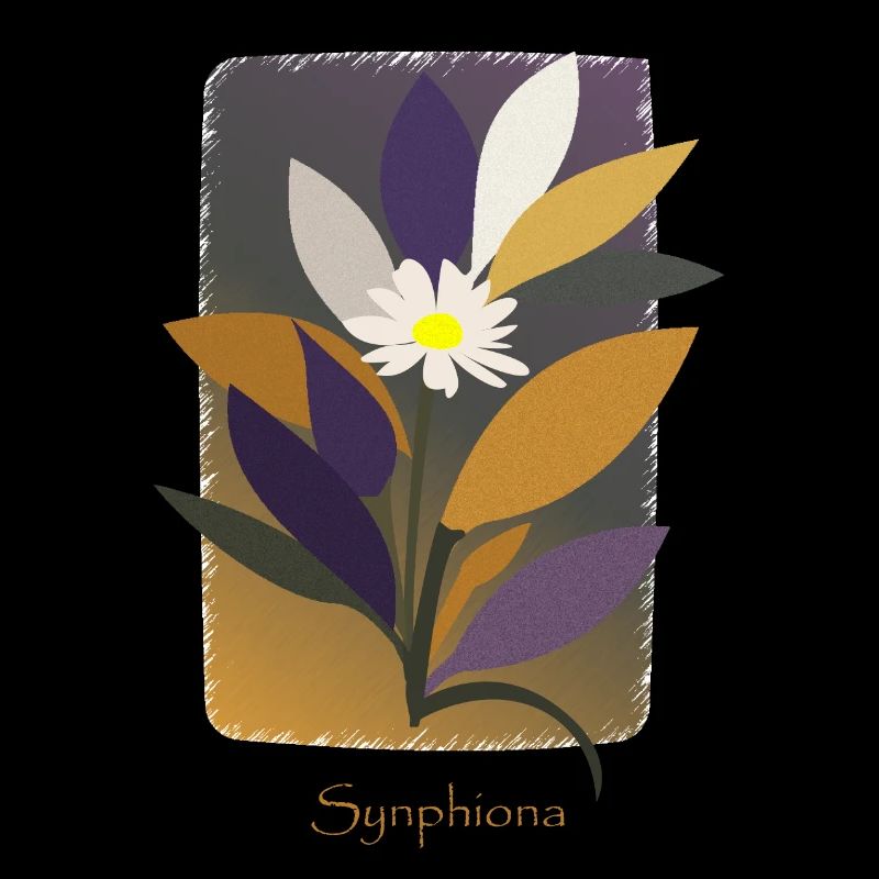 Fleur de Synphonia aux Couleurs Chaleureuses