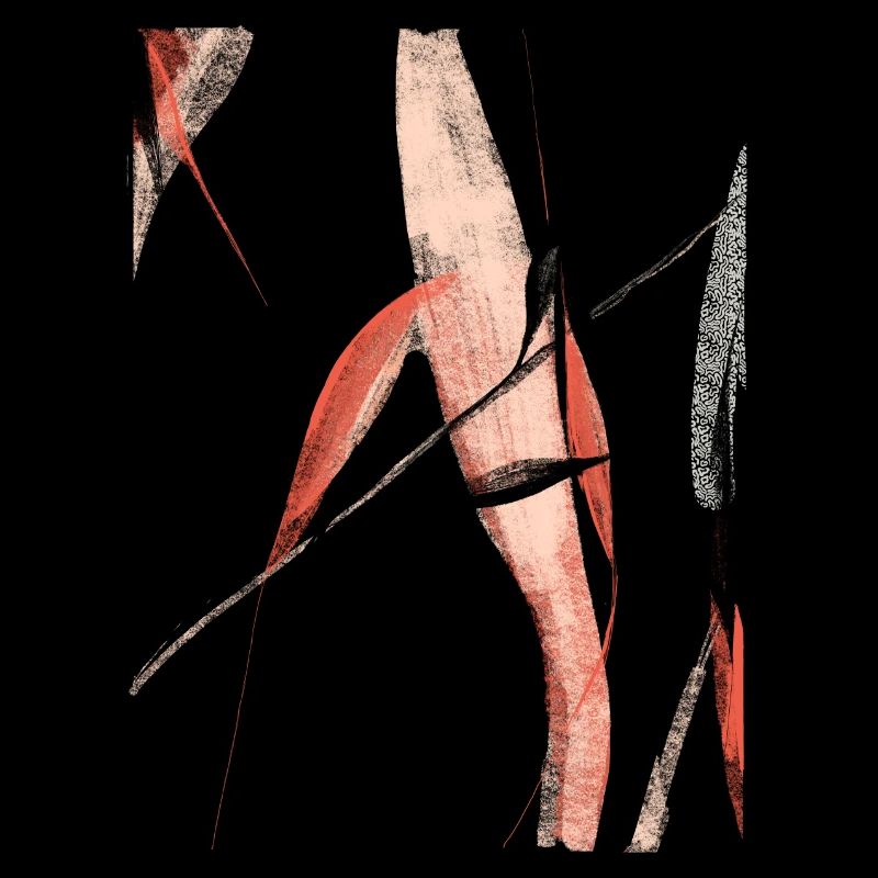 Branches de saule abstraites