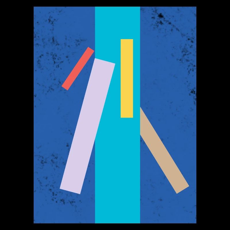 Abstract color and line pattern