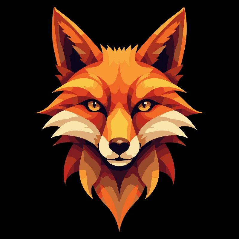Geometrischer Glutfuchs