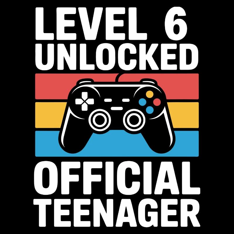 Stufe 6 Freigeschalteter Geburtstags-Gamer-Geburtstag