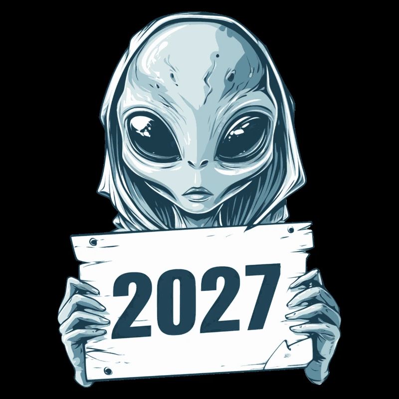 hellblaues Alien 2027