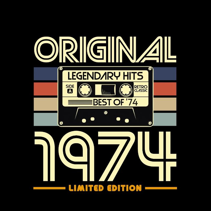 Original 1974 Cassette Rétro