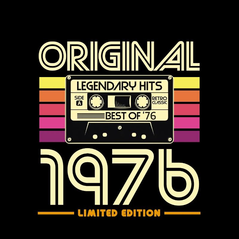 Original 1976 Cassette Retro édition limitée