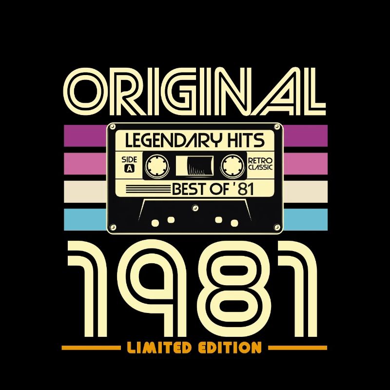 Original 1981 Rétro Édition Limité