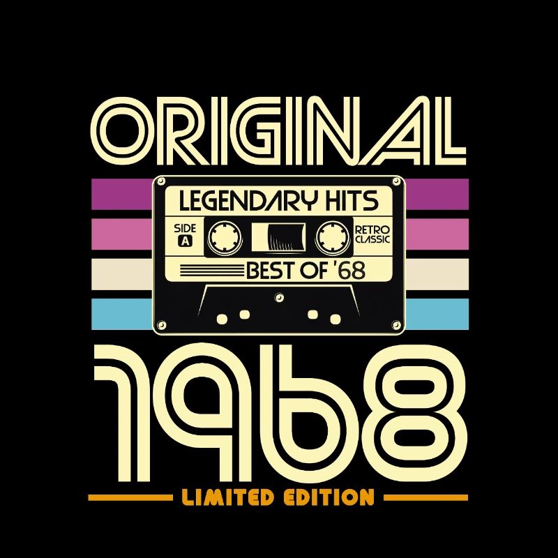 Original 1968 Hits Cassette Retro