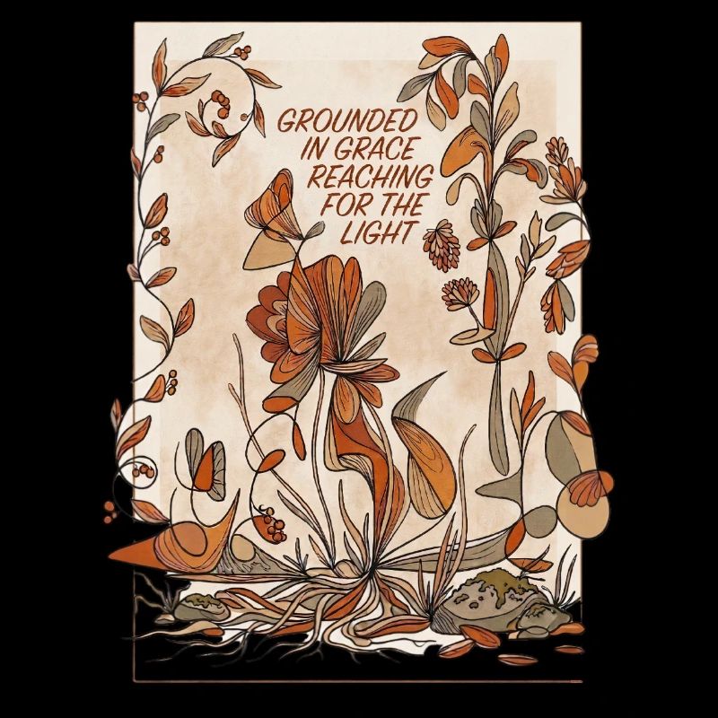 Ancrée dans la grâce, une flore en quête de lumière