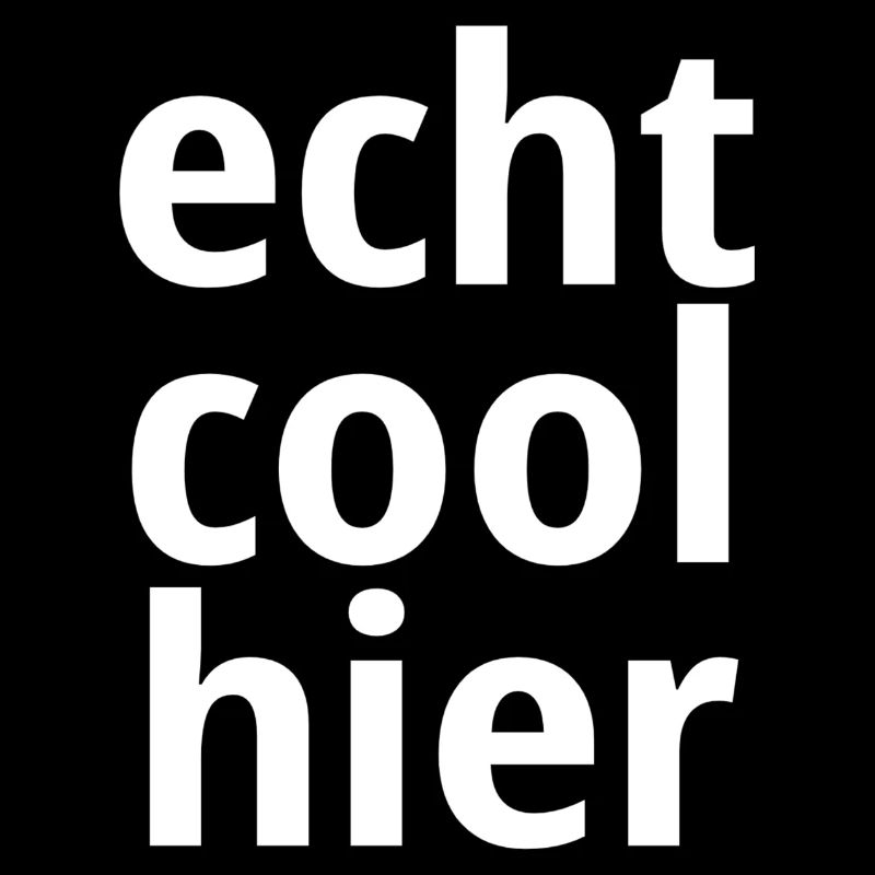 Echt cool hier