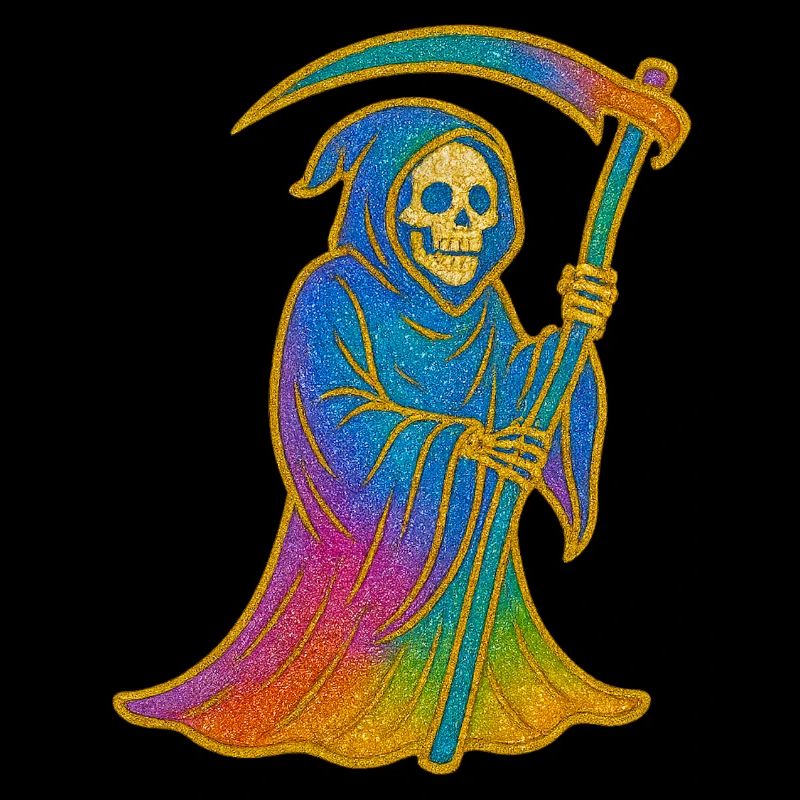 Regenbogen Sensenmann