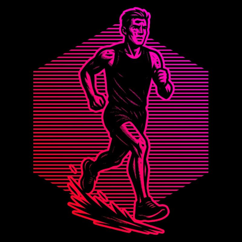 Illustration de course pour la course