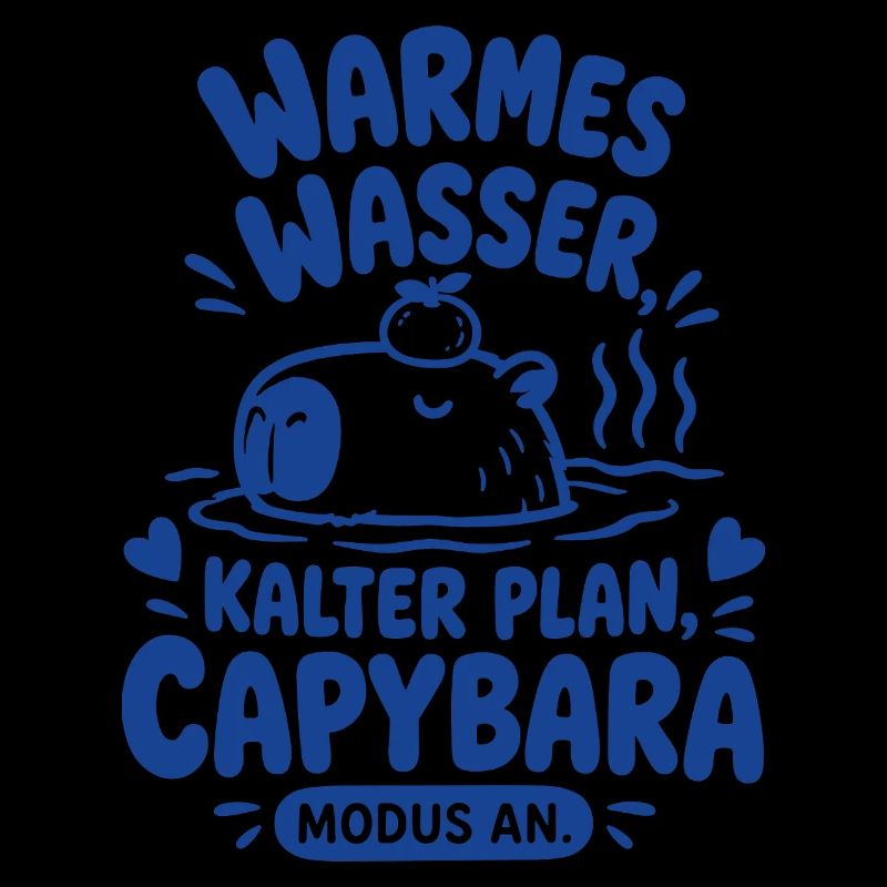 Warmes Wasser Capybara Modus