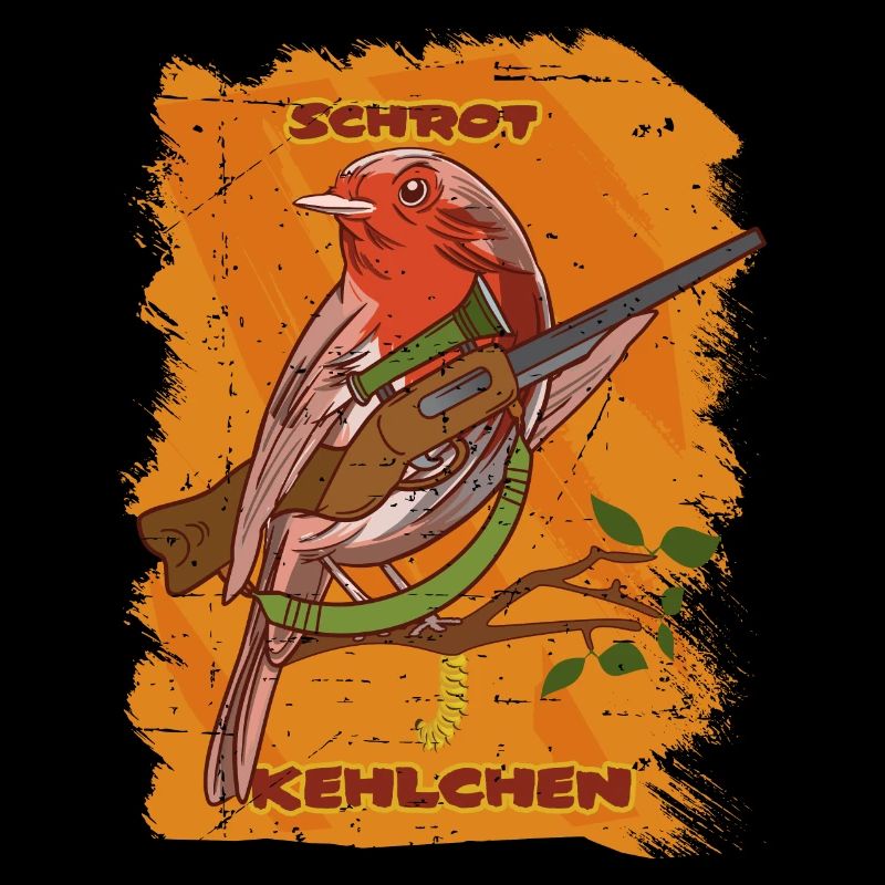 Funny robin bird