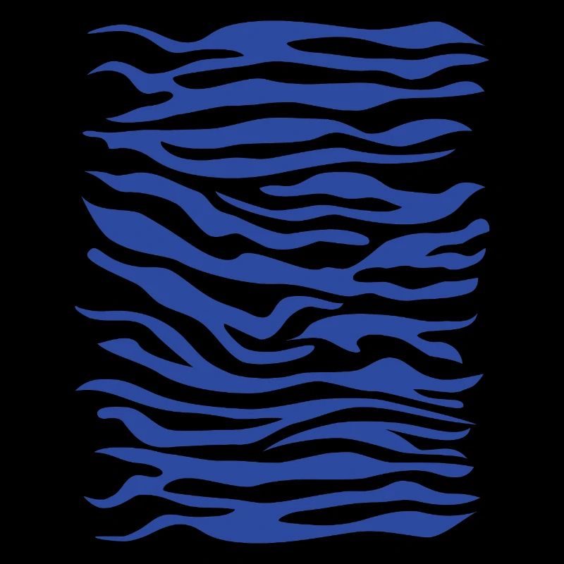 Zebra Pattern Blue