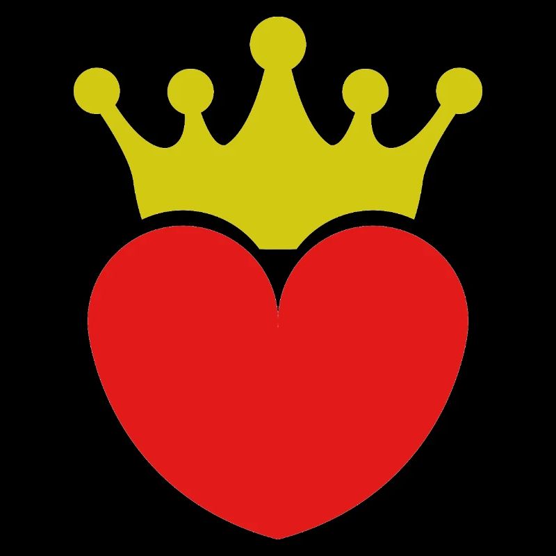 Heart with crown