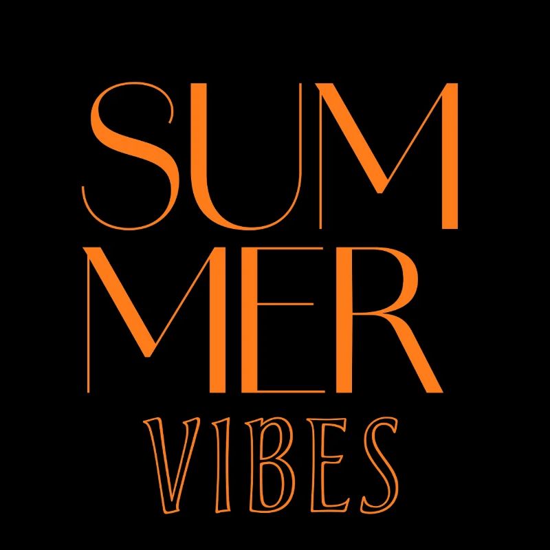 Sommer Vibes Typo Design