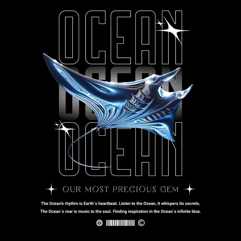 Ocean Manta Kostbarer Schatz